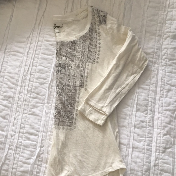Lucky Brand 3/4 Sleeve T-Shirt - Picture 2 of 7